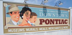 downtown pontiac mural